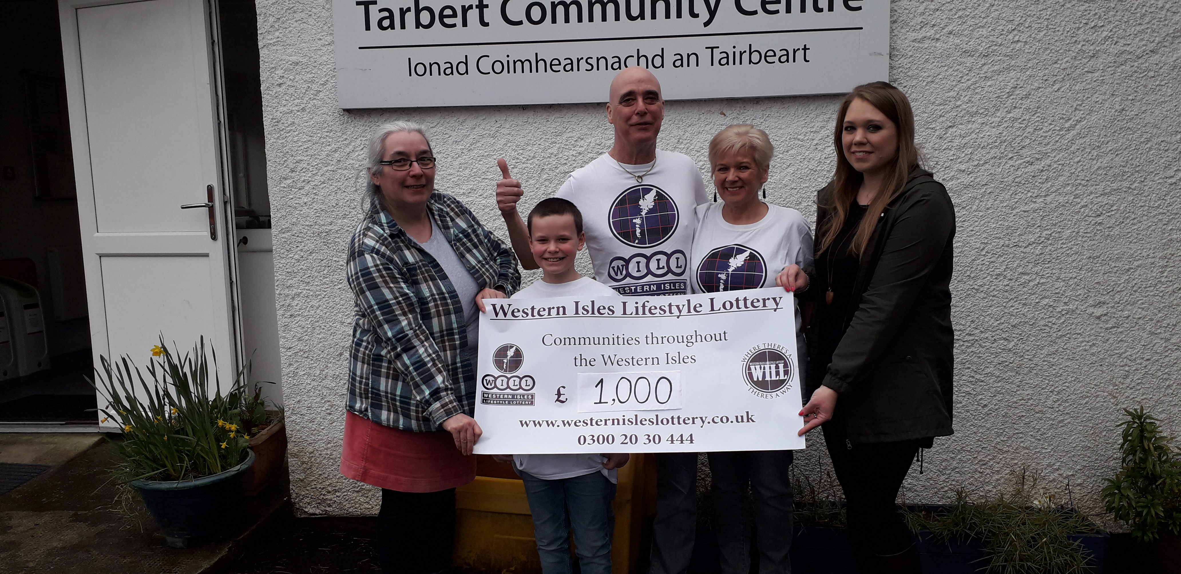 Local Lottery Team Surprise Tarbert Community Centre